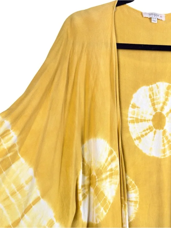 Umgee Tie Dye Kimono Open Front Cardigan XL - Picture 5 of 7